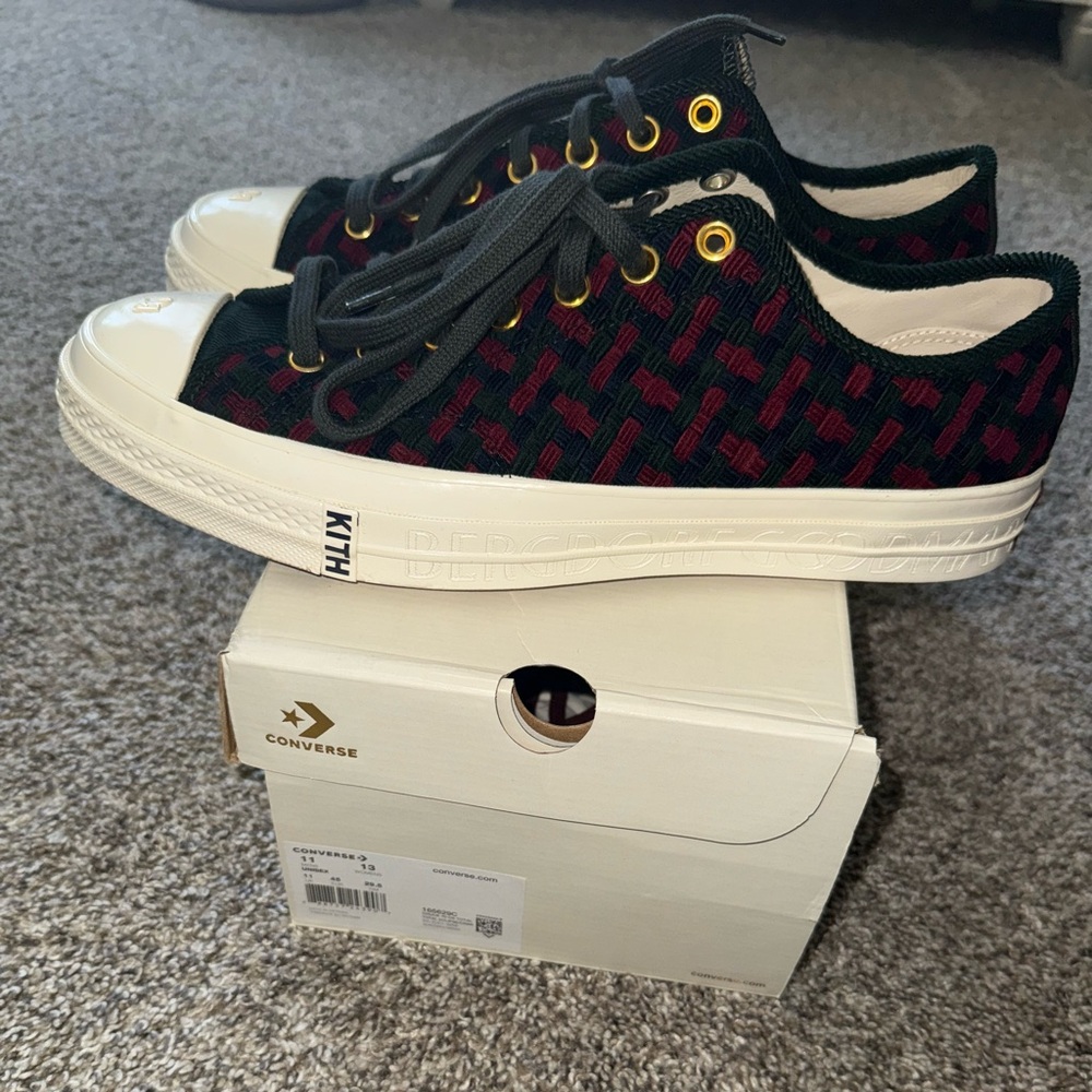 Converse Kith Bergdorf Goodman Chuck Taylor’s Men’s size 11. Like new with box